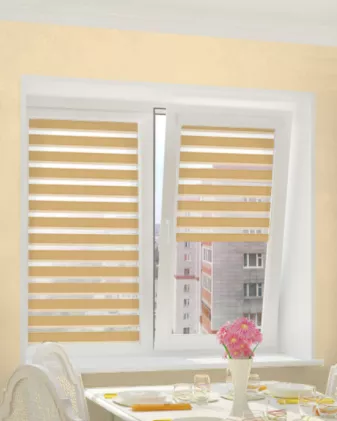 Рулонная штора UNI-2 Integra Box Duo Basic карамель New